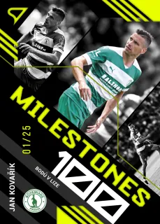 Kovařík Jan SportZoo Fortuna liga  2023-24 II.série Milestones /50 č.MS-05