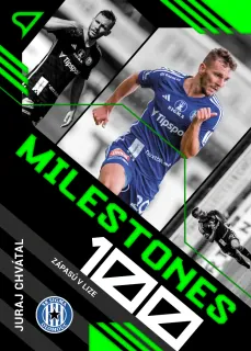 Chvátal Juraj SportZoo Fortuna liga  2023-24 II.série Milestones č.MS-10