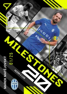 Matějovský Marek SportZoo Fortuna liga  2023-24 II.série Milestones /50 č.MS-12