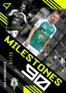 Chramosta Jan SportZoo Fortuna liga  2023-24 II.série Milestones /50 č.MS-16