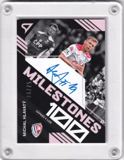 Hlavatý Michal SportZoo Fortuna liga  2023-24 II.série Milestones AUTO /25 č.MSS-HL