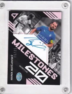 Matějovský Marek SportZoo Fortuna liga  2023-24 II.série Milestones AUTO /25 č.MSS-MM