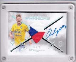 Chaloupek Štěpán SportZoo Fortuna liga  2023-24 II.série National Team Warriors AUTO /20 č.NWS-SC