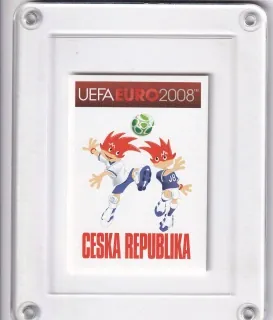 ČR Logo  Panini   2008 Samolepka č.72