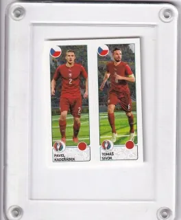 Sivok Tomáš / Kadeřábek Pavel  Panini   2016 Samolepka č.380