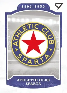 ATHLETIC CLUB SPARTA SportZoo Dekády Fotbalové ligy 2023 Vývoj klubového loga č.L-001