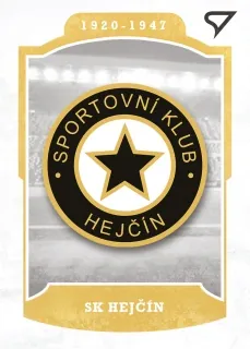 SK HEJČÍN SportZoo Dekády Fotbalové ligy 2023 Vývoj klubového loga č.L-003
