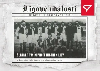 SLAVIA PRVNÍM PROFI MISTREM LIGY SportZoo Dekády Fotbalové ligy 2023 Ligové události č.LU-003