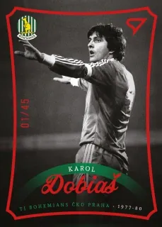 DOBIAŠ KAROL SportZoo Dekády Fotbalové ligy 2023 Red /45 č.N-009