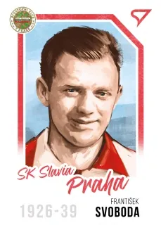 SVOBODA FRANTIŠEK SportZoo Dekády Fotbalové ligy 2023 Portrét Canvas č.P-002