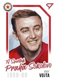 VOJTA JOSEF SportZoo Dekády Fotbalové ligy 2023 Portrét Canvas č.P-005