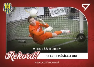 NEJMLADŠÍ BRANKÁŘ SportZoo Dekády Fotbalové ligy 2023 Rekord! č.R-009