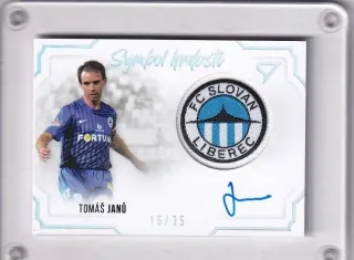 JANŮ TOMÁŠ SportZoo Dekády Fotbalové ligy 2023 Symbol hrdosti - Auto Patch /35 č.SH-TJ