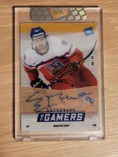 Erat Martin MK Gamers 2023 Legends autographs Blue /10 č.LA-04b