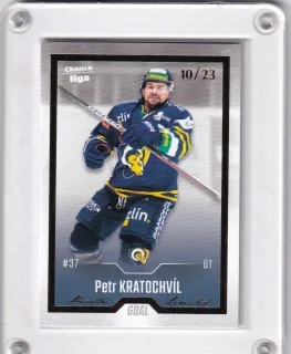 Kratochvíl Petr Goal Cards Dotisk 2022-23 Dotisk Gold /23 č.496