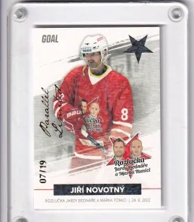 Novotný Jiří Goal Cards 2022-23 Rozlučka Parallel /19 č.35