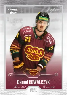 Kowalczyk Daniel Goal Cards 2022-23 Silver 1of60 č.4