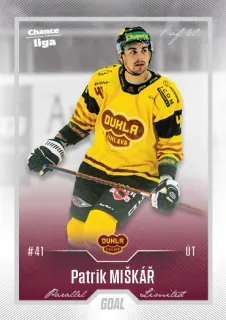Miškář Patrik Goal Cards 2022-23 Silver 1of60 č.10