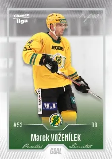 Voženílek Marek Goal Cards 2022-23 Silver 1of60 č.20