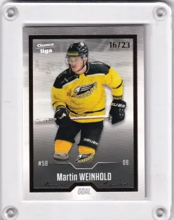 Weinhold Martin Goal Cards 2022-23 Gold /23 č.36