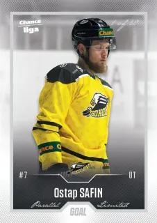 Safin Ostap Goal Cards 2022-23 Silver 1of60 č.37