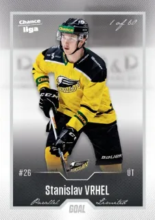 Vrhel Stanislav Goal Cards 2022-23 Silver 1of60 č.39