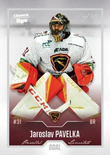 Pavelka Jaroslav Goal Cards 2022-23 Silver 1of60 č.45