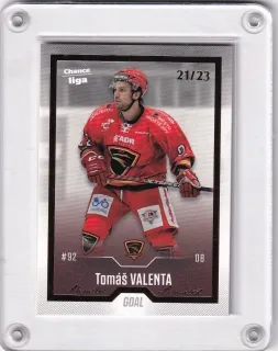 Valenta Tomáš Goal Cards 2022-23 Gold /23 č.50