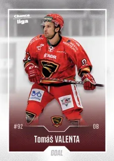 Valenta Tomáš Goal Cards 2022-23 Řadovka č.50