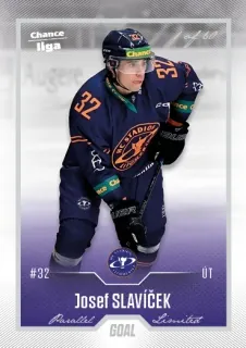 Slavíček Josef Goal Cards 2022-23 Silver 1of60 č.69