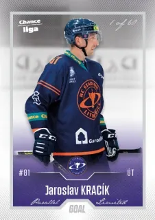 Kracík Jaroslav Goal Cards 2022-23 Silver 1of60 č.70