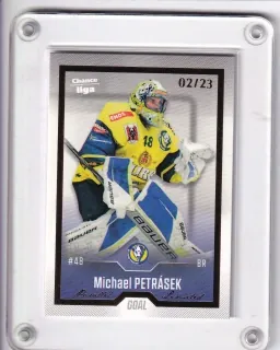 Petrásek Michael Goal Cards 2022-23 Gold /23 č.87