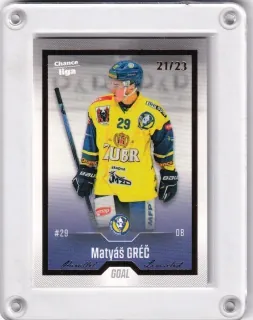 Gréč Matyáš Goal Cards 2022-23 Gold /23 č.90