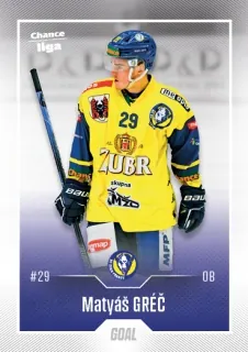 Gréč Matyáš Goal Cards 2022-23 Řadovka č.90