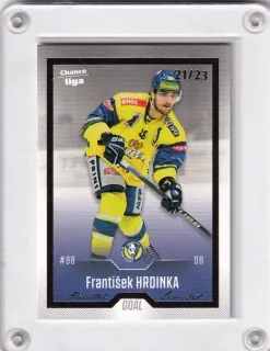 Hrdinka František Goal Cards 2022-23 Gold /23 č.93