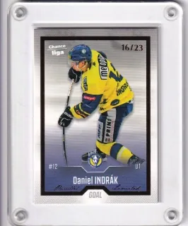 Indrák Daniel Goal Cards 2022-23 Gold /23 č.94