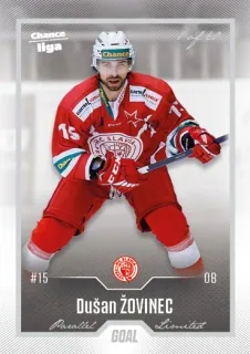 Žovinec Dušan Goal Cards 2022-23 Silver 1of60 č.103