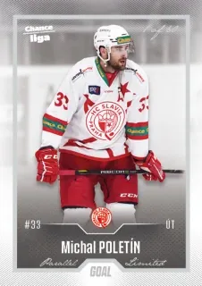 Poletín Michal Goal Cards 2022-23 Silver 1of60 č.107