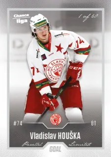 Houška Vladislav Goal Cards 2022-23 Silver 1of60 č.110