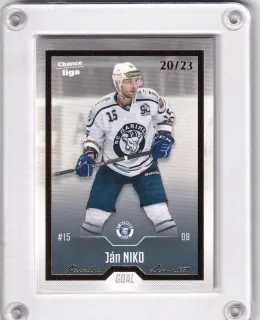 Niko Ján Goal Cards 2022-23 Gold /23 č.120
