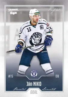 Niko Ján Goal Cards 2022-23 Silver 1of60 č.120