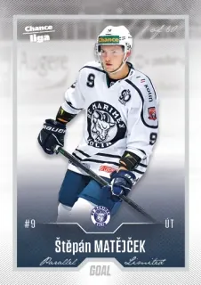 Matějček Štěpán Goal Cards 2022-23 Silver 1of60 č.122