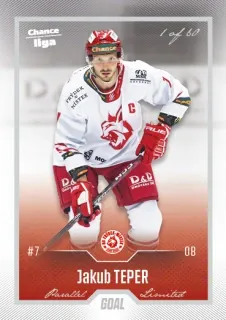 Teper Jakub Goal Cards 2022-23 Silver 1of60 č.130