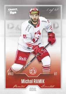 Ramik Michal Goal Cards 2022-23 Silver 1of60 č.139