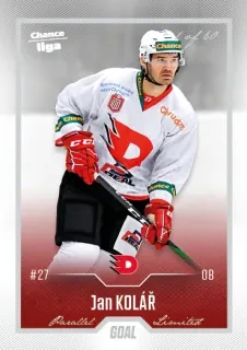 Kolář Jan Goal Cards 2022-23 Silver 1of60 č.146