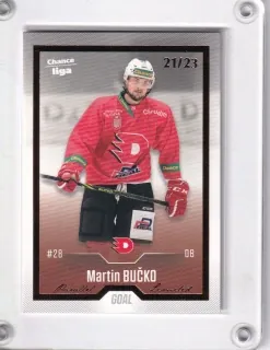 Bučko Martin Goal Cards 2022-23 Gold /23 č.147