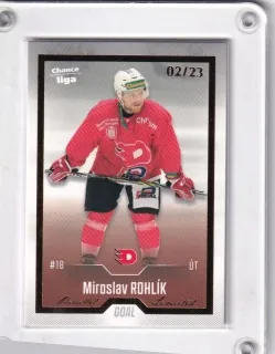 Rohlík Miroslav Goal Cards 2022-23 Gold /23 č.153