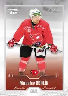 Rohlík Miroslav Goal Cards 2022-23 Silver 1of60 č.153