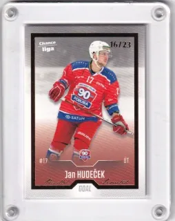 Hudeček Jan Goal Cards 2022-23 Gold /23 č.165