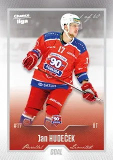 Hudeček Jan Goal Cards 2022-23 Silver 1of60 č.165